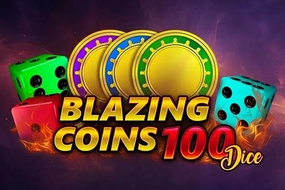 Capa do slot Blazing Coins 100 Dice